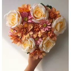 Stroik serce na cmentarz | Wszystkich Świętych | Stabilizowany