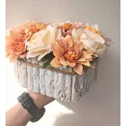 Stroik serce na cmentarz | Wszystkich Świętych | Stabilizowany