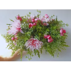 Wiązanka nagrobna różowa| Wszystkich Świętych | Stabilizowana