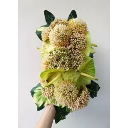 Wiązanka nagrobna różowa| Wszystkich Świętych | Stabilizowana