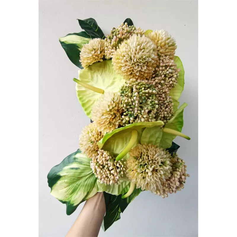 Wiązanka nagrobna różowa| Wszystkich Świętych | Stabilizowana