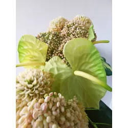 Wiązanka nagrobna różowa| Wszystkich Świętych | Stabilizowana