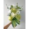 Bukiet do wazonu na cmentarz – stabilizowany – kalle, eustomy, chryzantemy