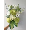 Bukiet do wazonu na cmentarz – stabilizowany – kalle, eustomy, chryzantemy