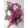 Stroik Nagrobny | Wiązanka | Chryzantemy | Różowy | Wszystkich Świętych