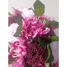 Stroik Nagrobny | Wiązanka | Chryzantemy | Różowy | Wszystkich Świętych