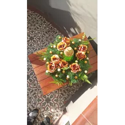 Stroik Świateczny Boże Narodzenie Bożonarodzeniowy Na Grób Cmentarz Pomnik