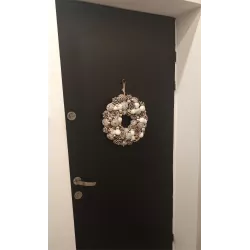 Wianek Świąteczny Wieniec Naturalny Na Drzwi 30 cm | Boże Narodzenie