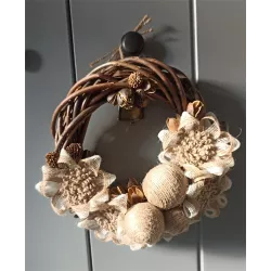 Eko Wianek Bożonarodzeniowy Handmade – Naturalna Ozdoba W Stylu Rustykalnym