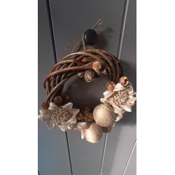 Eko Wianek Bożonarodzeniowy Handmade – Naturalna Ozdoba W Stylu Rustykalnym