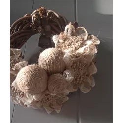 Eko Wianek Bożonarodzeniowy Handmade – Naturalna Ozdoba W Stylu Rustykalnym