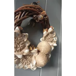 Eko Wianek Bożonarodzeniowy Handmade – Naturalna Ozdoba W Stylu Rustykalnym