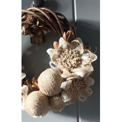 Eko Wianek Bożonarodzeniowy Handmade – Naturalna Ozdoba W Stylu Rustykalnym