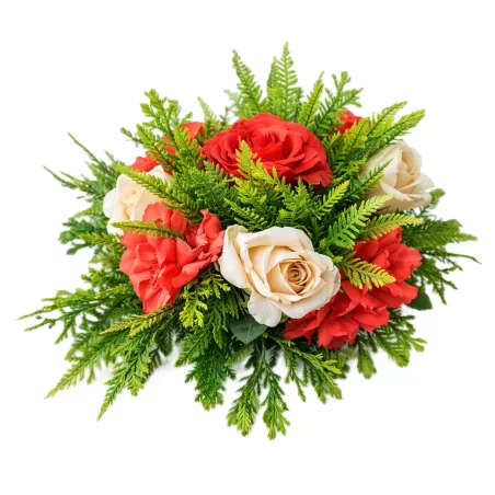 Stroik Zimowy Całoroczny Wiązanka Na Grób Cmentarz Pomnik