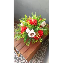 Stroik Zimowy Całoroczny Wiązanka Na Grób Cmentarz Pomnik