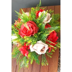 Stroik Zimowy Całoroczny Wiązanka Na Grób Cmentarz Pomnik