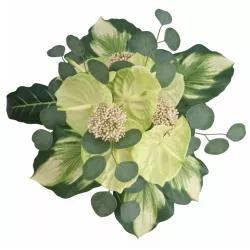 Stroik Na Cmentarz Premium Jak Żywy Sztuczny Anturium Limonkowe