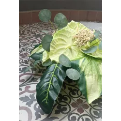 Stroik Na Cmentarz Premium Jak Żywy Sztuczny Anturium Limonkowe