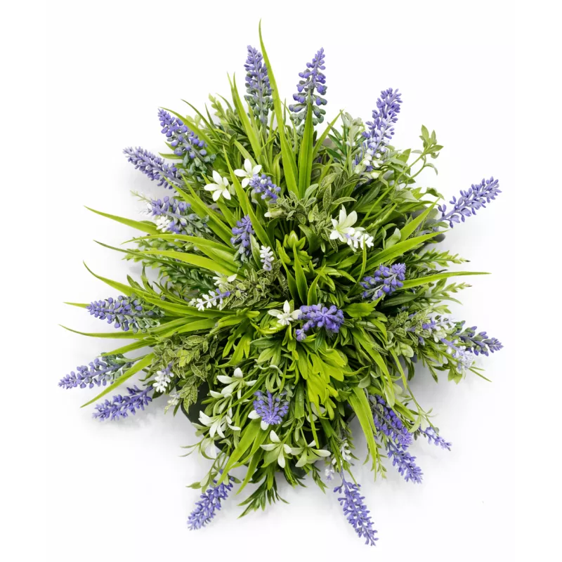 Elegancki Stroik Nagrobny z Fioletową Lawendą