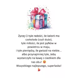 Kartka urodzinowa z życzeniami